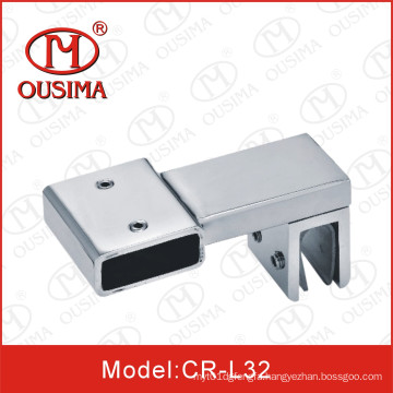 Stainless Steel Square Shower Glass Door Fitting